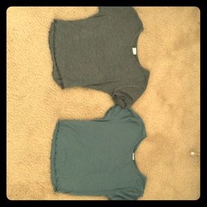 Two Cropped Tees